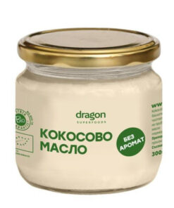 Кокосово Масло Без Аромат Dragon Superfoods БИО 300 мл
