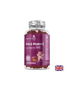 Анемия Желязо 7 mg + Витамин С 10 mg (за деца) 120 желирани таблетки, с вкус на горски плодове