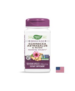 Echinacea Astragalus & Reishi/ Ехинацея, Астрагал & Рейши х 100 капсули Nature’s Way