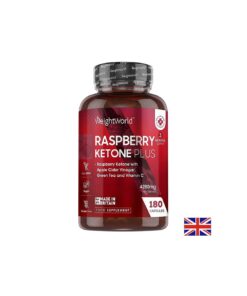 Горене на мазнини - Малинови кетони Плюс, 180 капсули Weight Worl