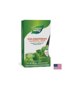 Chlorofresh® Chlorophyll Drops/ Хлорофреш® Хлорофил Капки х 59 ml (без алкохол) с ментов вкус Nature’s Way
