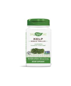 Alternative view of Kelp Whole Thallus/ Келп / Кафяви водорасли 600 mg x 180 капсули Nature’s Way