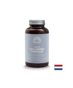 Рибен колаген (тип 1) с витамин С и хиалуронова киселина - Marine Collagen Peptan, 180 капсули Mattisson Healthstyle