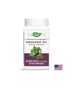 Alternative view of Oregano Oil 75-85% Carvacrol/ Риган масло х 60 капсули Nature’s Way
