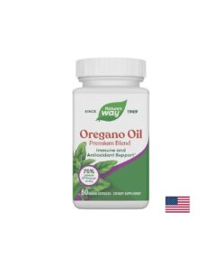 Oregano Oil 75-85% Carvacrol/ Риган масло х 60 капсули Nature’s Way
