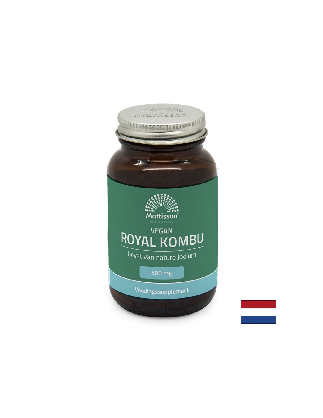 Щитовидна жлеза - Роял Комбу (Кафяви водорасли Ламинария), 60 капсули Mattisson Healthstyle - Image 2