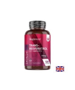 Транс-ресвератрол 500 mg + Кверцетин 50 mg – Сърдечно-съдово здраве, 120 капсули