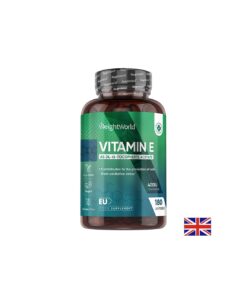Витамин E 400 IU / 268 mg – Антиоксидантна защита и сърдечно здраве, 180 капсули