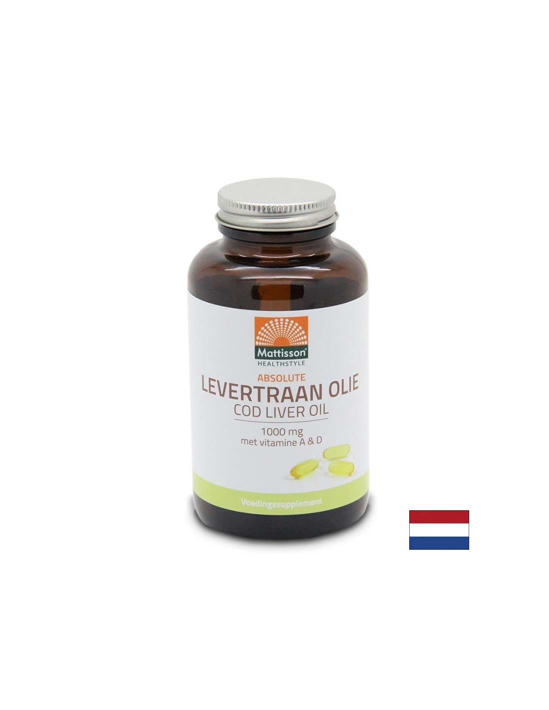 Зрение и имунитет - Черен дроб от треска (масло), 120 капсули Mattisson Healthstyle - Image 2