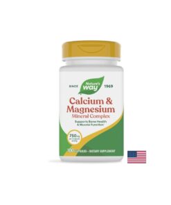 Calcium & Magnesium/ Калций & Магнезий х 100 капсули Nature’s Way