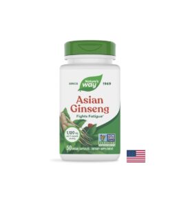 Asian Ginseng/ Женшен азиатски 560 mg х 50 капсули Nature’s Way