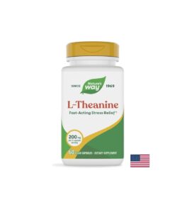 L-Theanine - Л-Теанин, 60 капсули Nature’s Way