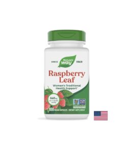 Raspberry Leaf/ Малина (лист) 450 mg x 100 капсули Nature’s Way