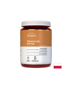Витамин B3 – За енергия, нервна система и здрава кожа, 500 mg, 60 капсули